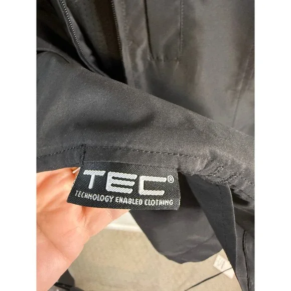SCOTTEVEST‎ TEC Technology Enabled Clothing Mens Black Vest Large Zipper Pockets